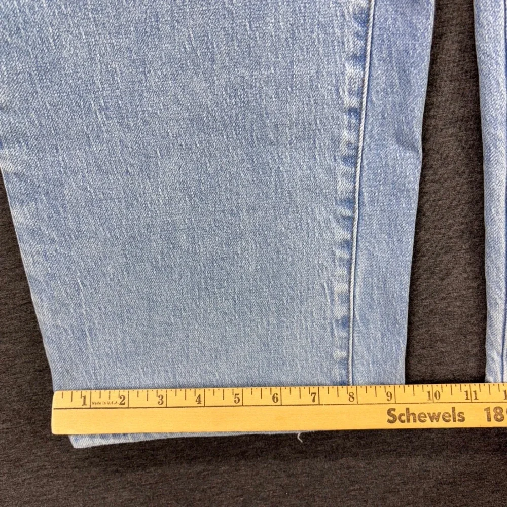 Quince Jeans Womens 30 High Rise Cropped Wide Leg Comfort Stretch Blue Denim - Picture 5 of 13